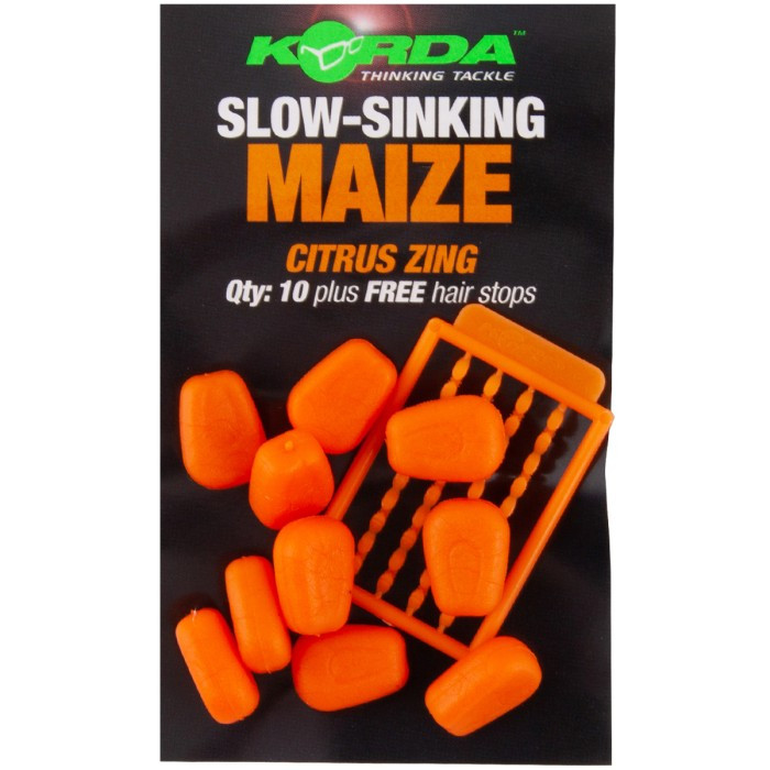 Korda Slow Sinking Maize Citrus Zing (Orange) - Hooked Tackle