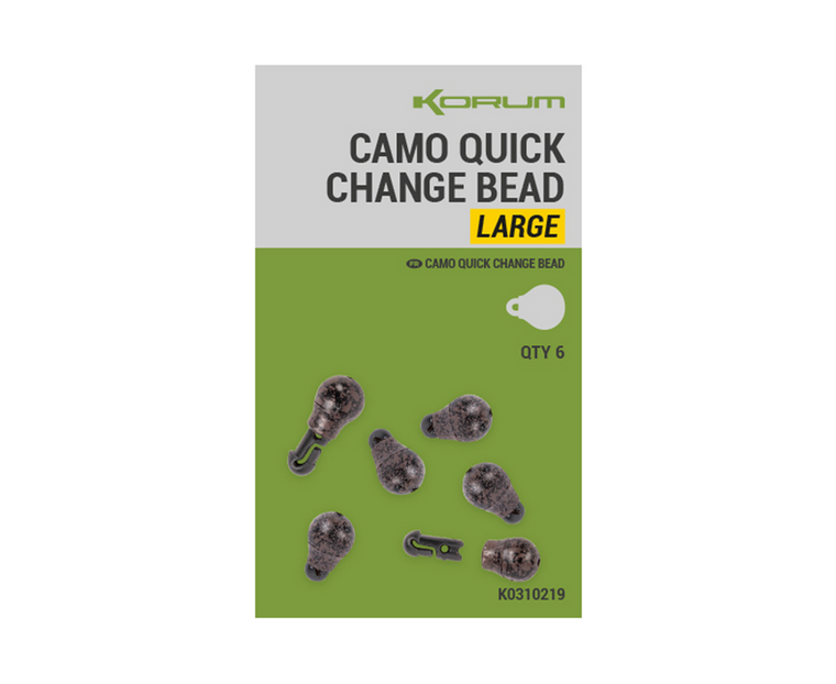 Korum Camo Quick Change Beads Large - Hooked Tackle