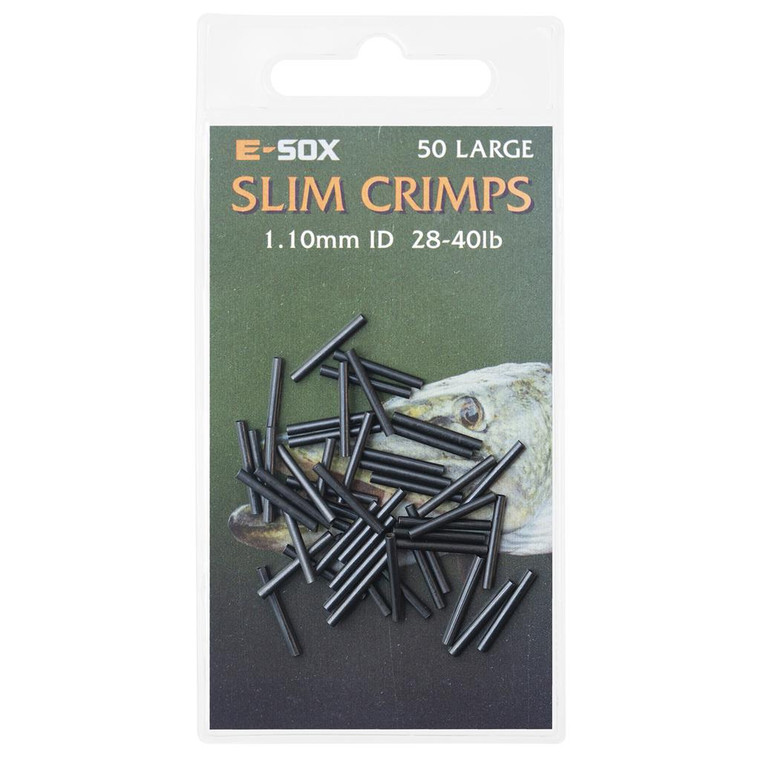 Drennan E-Sox Slim Crimps - Large TPSC003 Hooked Tackle