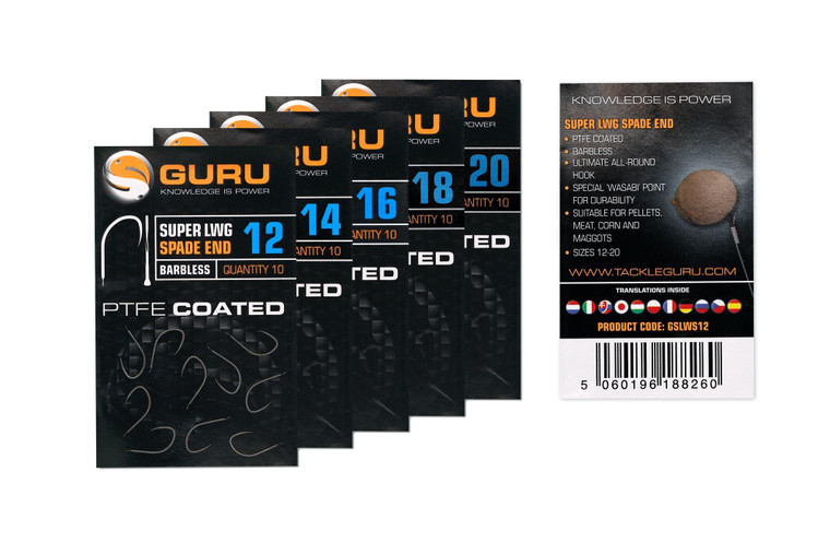 Guru Super LWG Eyed Hooks- Hooked Tackle