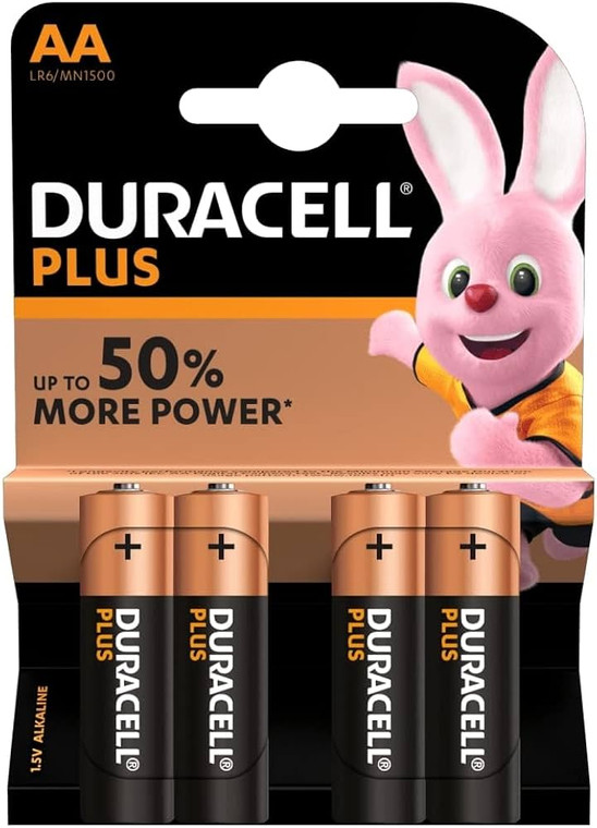 Duracell AA Batteries - 4 Pack - Hooked Tackle