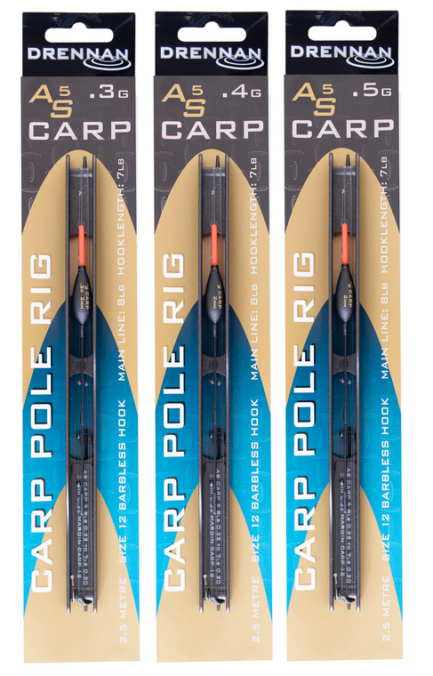 Drennan AS5 Carp Pole Rigs  Hooked Tackle
