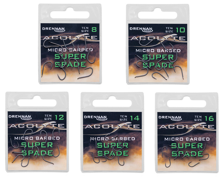 Drennan Acolyte Super Spade Hooks - Micro Barbed
