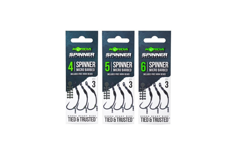  Korda Spinner Hook Sections - Spinner Hooks 