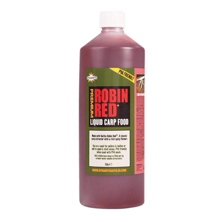 Dynamite Premium Robin Red Liquid Carp Food - Hooked Tackle