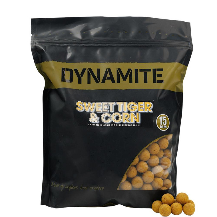 Dynamite Baits Dynamite Sweet Tiger & Corn 1kg Boilies 