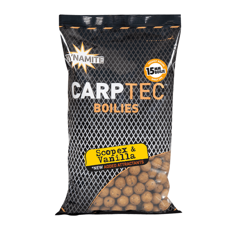 Dynamite Carptec Scopex & Vanilla 15mm DY1750 Hooked Tackle
