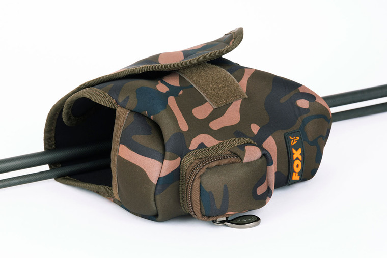 Fox Camo Neoprene Reel Pouch - Hooked Tackle