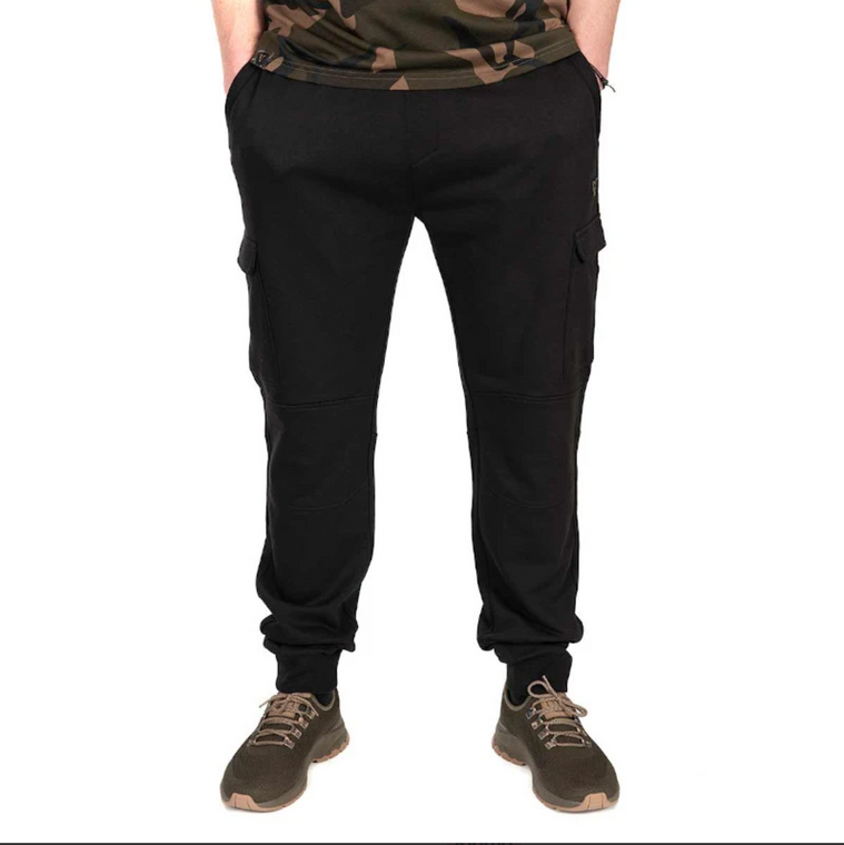 Fox Black/Camo Print Lightweight Joggers - Hooked Tackle