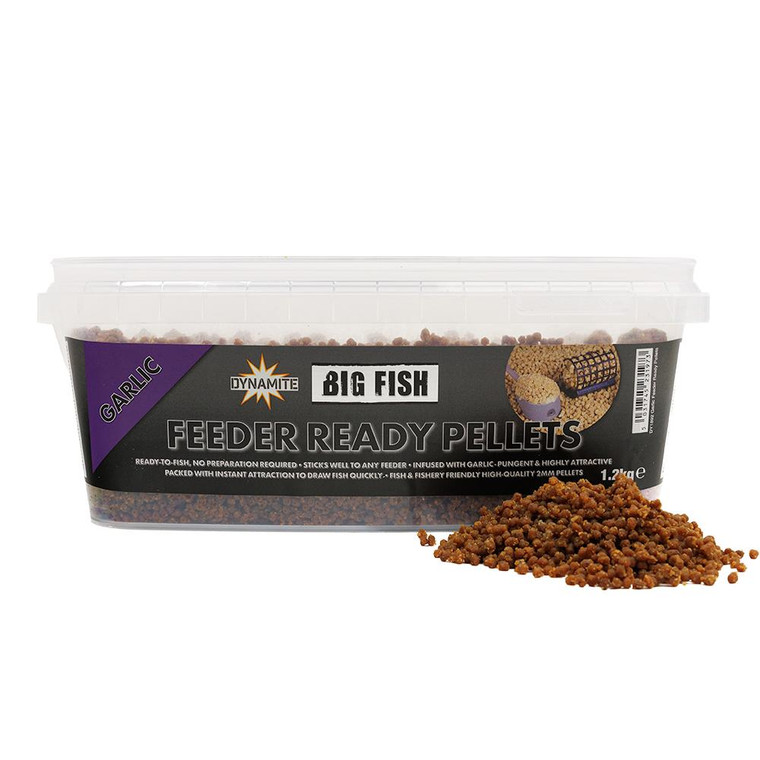 Dynamite Baits Dynamite Big Fish Ready Feeder Pellets - Garlic 