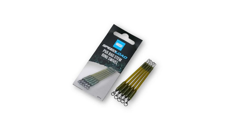 Nash Tackle Nash Speedload PVA Bag Stem Ring Swivel 