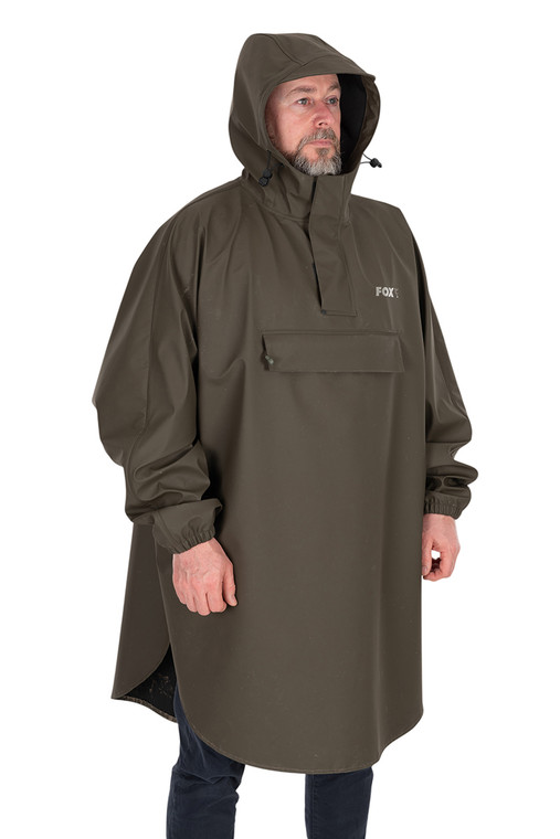 Fox Khaki Poncho CFX591 Hooked Tackle