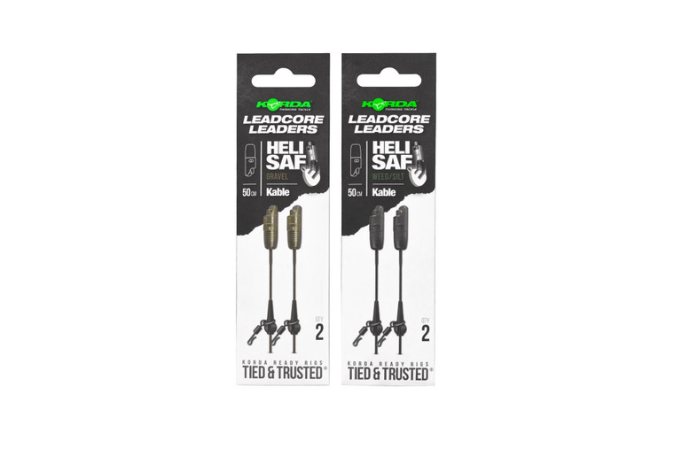 Korda Leadcore  Heli Safe Leaders 50cm - Hooked Tackle