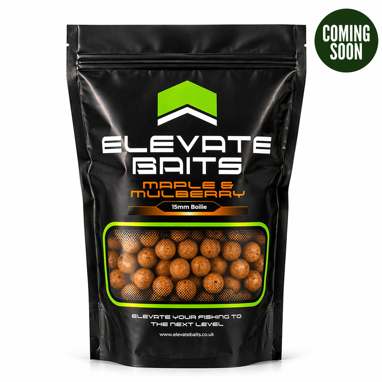 Elevate Baits Maple and Mulberry Boilies 1kg - Hooked Tackle