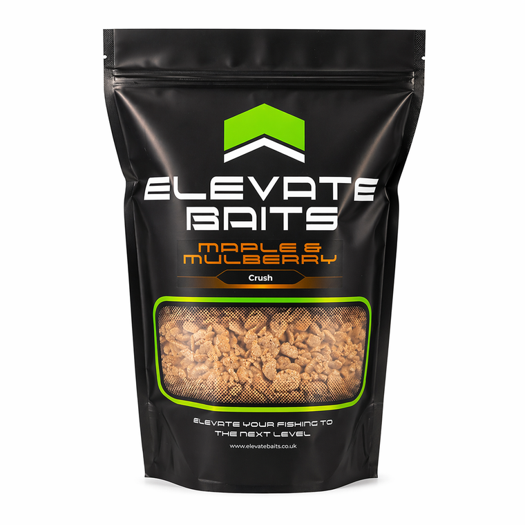 Elevate Baits Maple and Mulberry 1kg Crush - Hooked Tackle