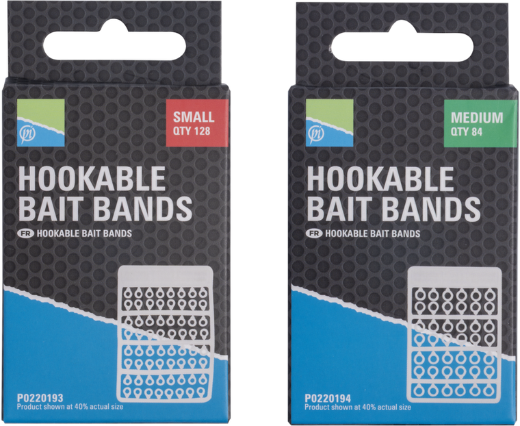 Preston Hookable Bait Bands - Hooked Tackle