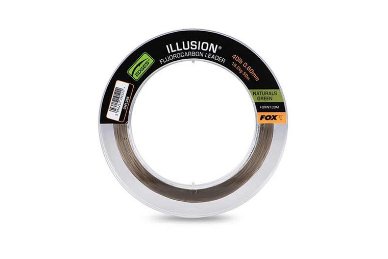 Fox International Fox Illusion Fluorocarbon Leader 40lb - Green 