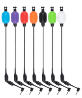 Fox Black Label Dumpy Halo Bobbins with built-in LED illumination and black braided wire connection
