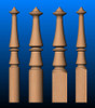 K12 Series OTP Decorative Newel Posts-Vintage Wood Newel Posts