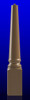7 inch Large Newel Post Square Bottom