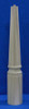 7 inch Large Newel Post Round Bottom Paint Grade Poplar