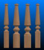 K03 Series Large Turned Newel Posts-Oversized Newel Posts-Wood Newel Posts