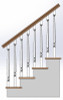 K1304 Wood Balusters - Square Bottom Square Top
