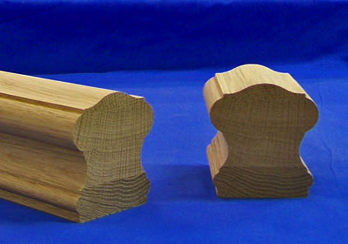 K6110 Wood HandrailMany Species and Lengths AvailableMade in USA