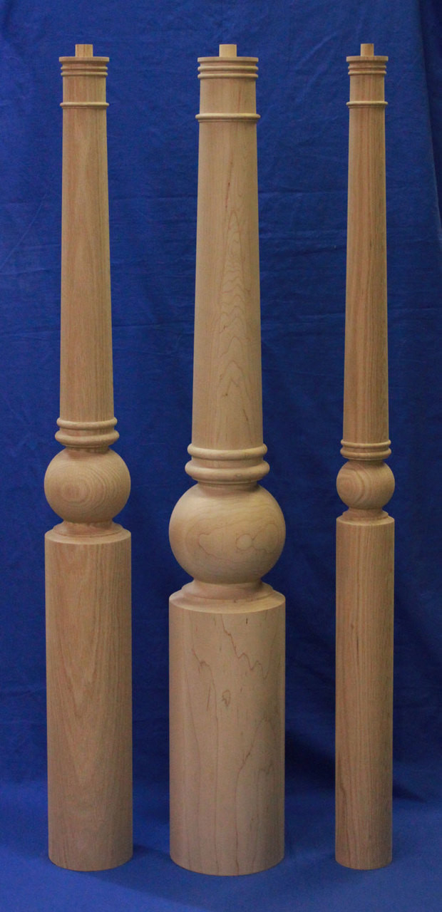 K09 Turned Newel Posts OTP - Proudly Made in USA - Shop Online