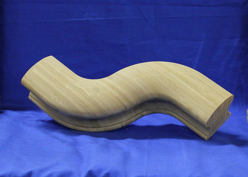 Shown in our K6510 bamboo carbonized vertical handrail