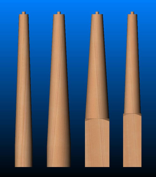 K10 Series OTP  Round Tapered Newel Posts-Large Newel Posts-Staircase Posts