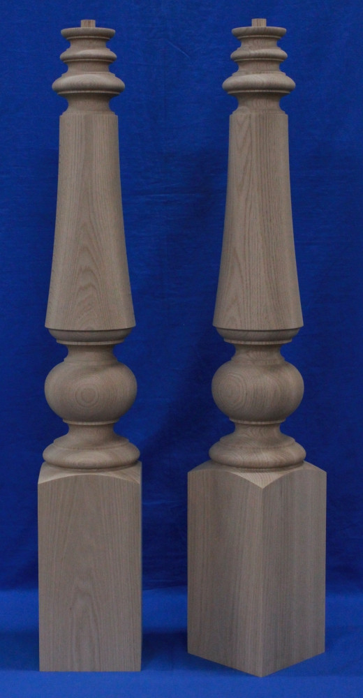 Spool Turned Posts K05 Turned Newel Posts OTP - Proudly Made in USA - Shop Online