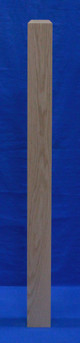 3-1/2 inch Square Newel Post Chamfered Top-Newel Posts-Modern Newel Post