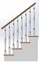 K1102 Wood Balusters - Round Bottom Pin Top