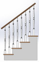 K1202 Wood Balusters - Square Bottom Pin Top