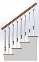 K1303 Wood Balusters - Square Bottom Square Top