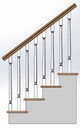K1313 Wood Balusters - Square Bottom Square Top