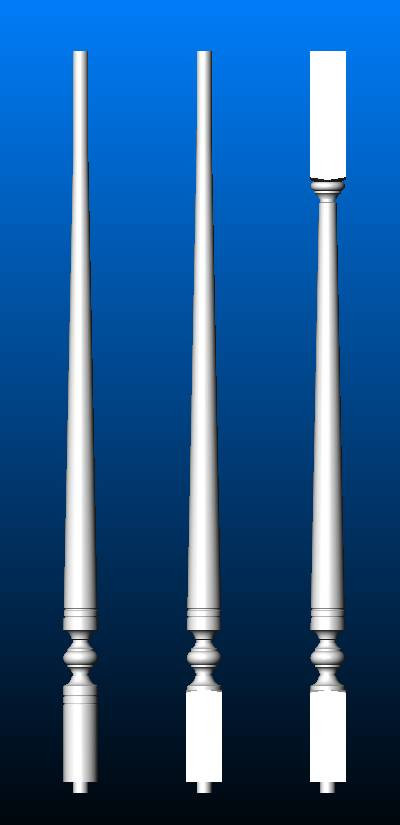 K03 Series Wood Balusters - Proudly Made in USA
