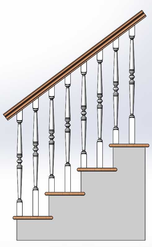K01 Series Wood Balusters - Proudly Made in USA