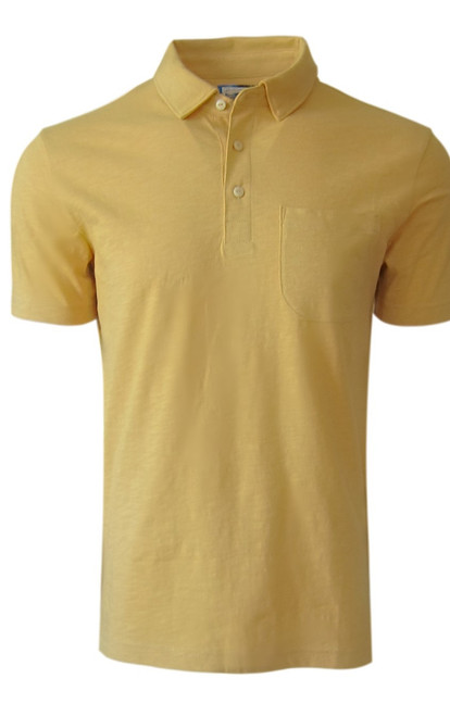 Relaxed and comfortable is our short sleeve organic slub cotton Polo with texture.
A vibrant shade of gold yellow to pair with shorts, chinos and denim.
1 Breast Pocket
100% Organic cotton
Hand or Machine wash cold and lay flat to dry (No bleach please)
