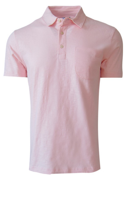 Relaxed and comfortable is our short sleeve organic slub cotton Polo.
A soft shade of pink to pair with shorts, chinos and denim.
1 Breast Pocket
100% Organic cotton
Hand or Machine wash cold and lay flat to dry (No bleach please)