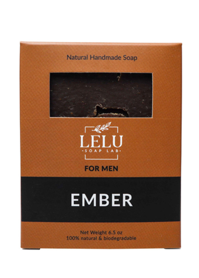 Ember (Pine Tar) All Natural Handmade Soap   Lelu Soap Lab 100% Essential Oil