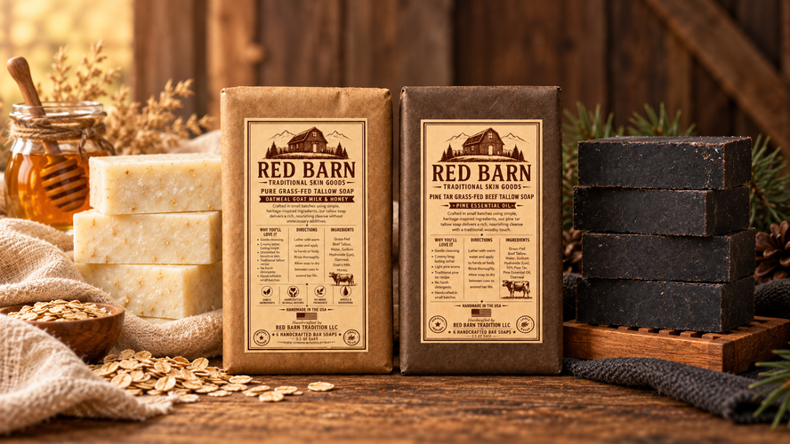 Oatmeal Goat Milk & Honey vs. Pine Tar: Which Red Barn Soap Should You Choose?