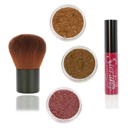Tan To Dark Mineral Makeup Starter Kit Sterling Minerals