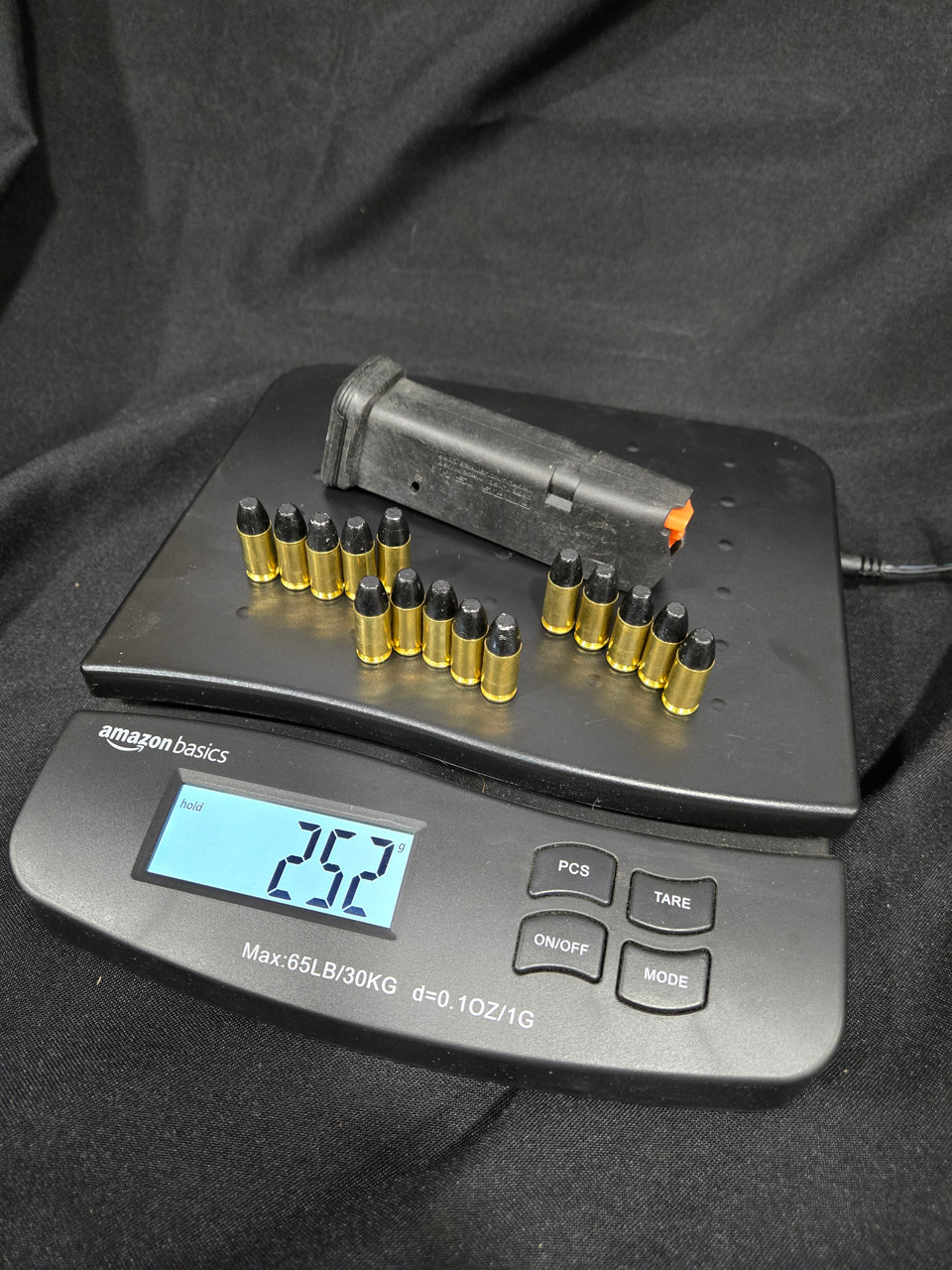 Glock 19 15 round Dry Weight Magazine Insert