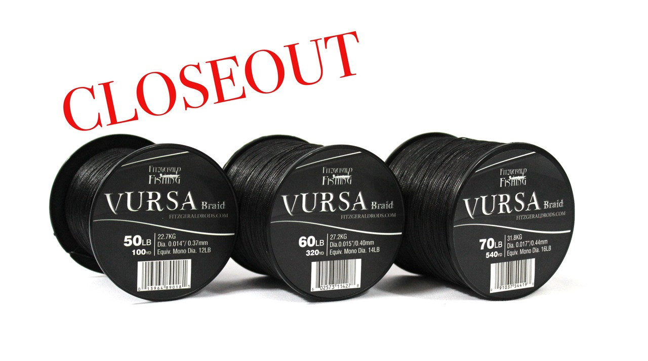 Vursa Braid 70 lb Black