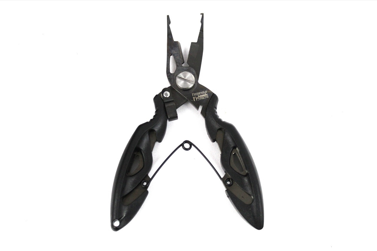  Fitzgerald Split Ring Pliers 6” With Built-In Line Cutter,  Stainless Steel,Titanium Coated, Saltwater Resistant Fishing Gear, Hook  Remover, Sheath and Lanyard, Rubber Handle, A Fisherman's Must Have! :  Sports & Outdoors