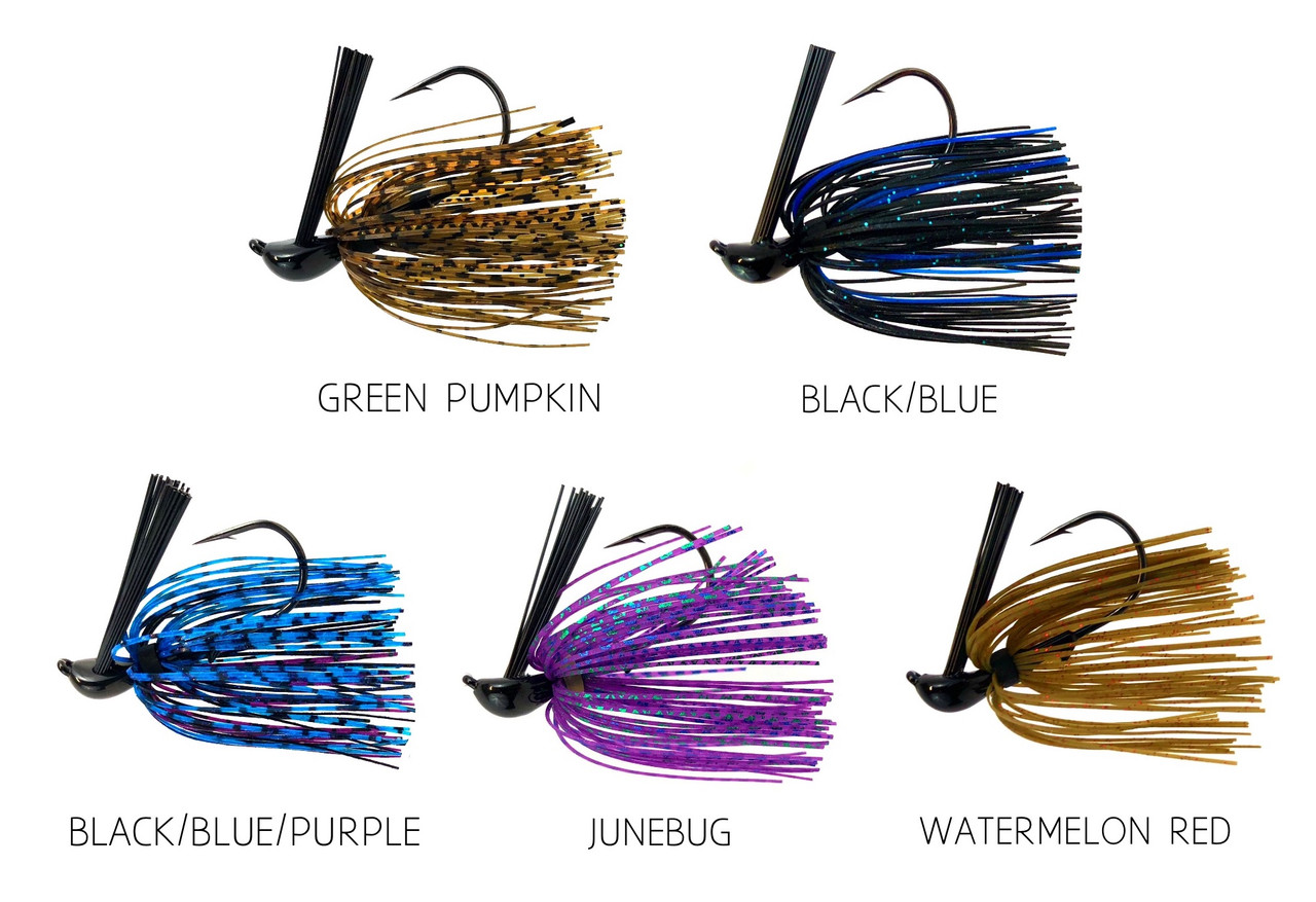 Tungsten Skirted Football Jigs - Bassfishing Essentials