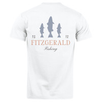 Three Fish White Tee