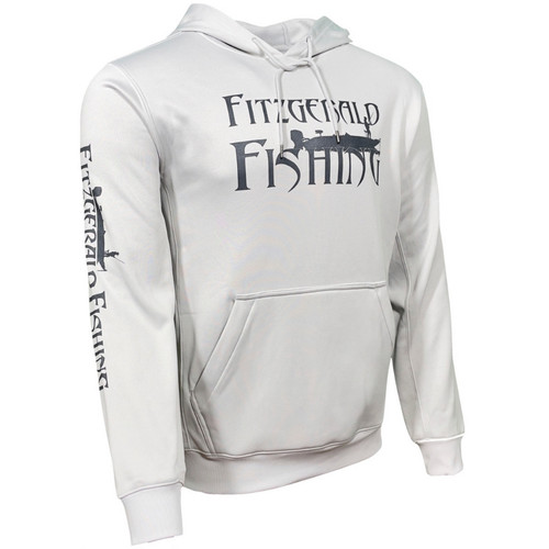 Fitzgerald Fishing Hoodie Silver